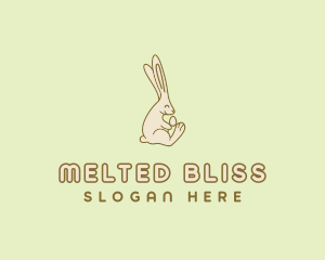 Easter Bunny Egg logo design