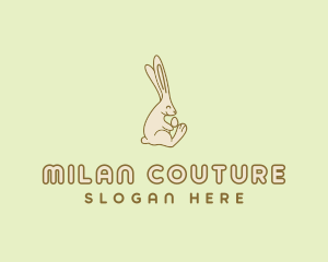 Easter Bunny Egg logo design