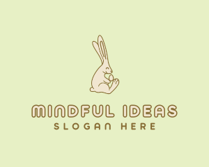 Easter Bunny Egg logo design