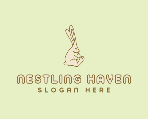 Hatchery - Easter Bunny Egg logo design