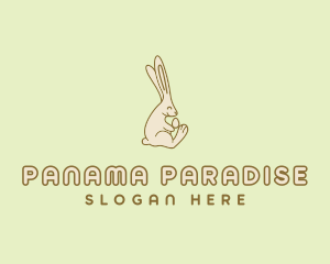 Easter Bunny Egg logo design