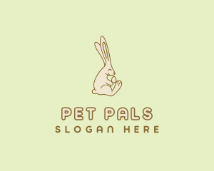 Easter Bunny Egg logo design