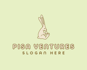 Easter Bunny Egg logo design