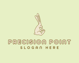 Easter Bunny Egg logo design