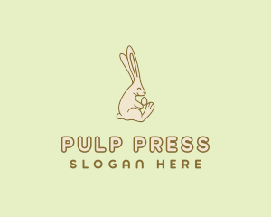 Easter Bunny Egg logo design