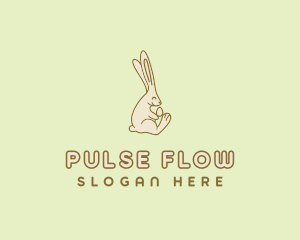 Easter Bunny Egg logo design