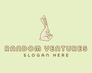 Easter Bunny Egg logo design