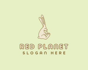 Easter Bunny Egg logo design