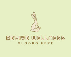 Easter Bunny Egg logo design