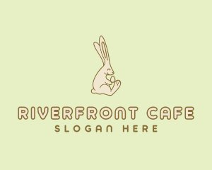 Easter Bunny Egg logo design