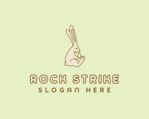 Easter Bunny Egg logo design