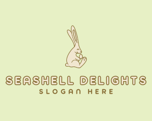 Easter Bunny Egg logo design