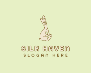 Easter Bunny Egg logo design