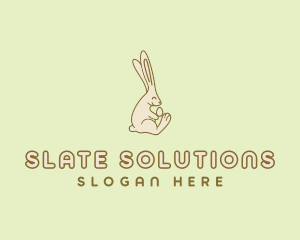 Easter Bunny Egg logo design