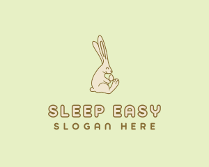 Easter Bunny Egg logo design