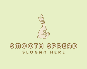 Easter Bunny Egg logo design