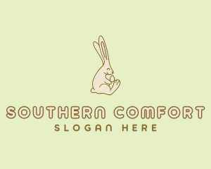 Easter Bunny Egg logo design