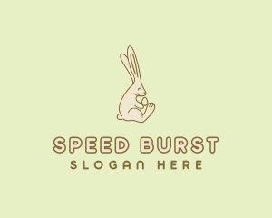 Easter Bunny Egg logo design