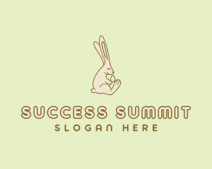 Easter Bunny Egg logo design