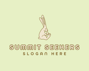 Easter Bunny Egg logo design