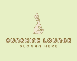 Easter Bunny Egg logo design