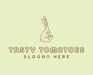 Easter Bunny Egg logo design