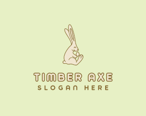 Easter Bunny Egg logo design