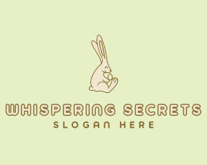 Easter Bunny Egg logo design