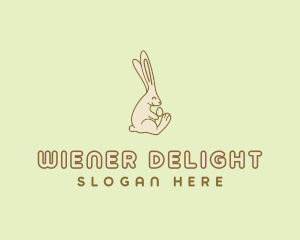 Easter Bunny Egg logo design