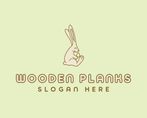 Easter Bunny Egg logo design