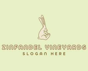 Easter Bunny Egg logo design