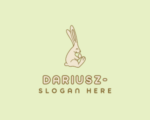 Bunny - Easter Bunny Egg logo design