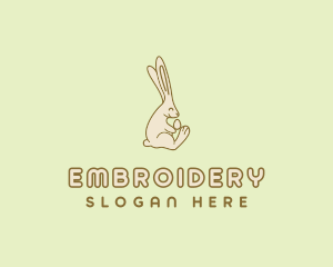 Easter Bunny Egg logo design