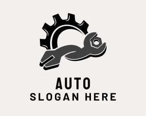 Cog Mechanical Wrench Logo