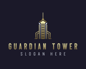 Tower Realty Skyscraper logo design