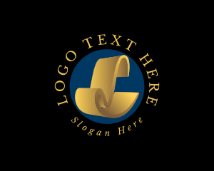 Letter L - Elegant Beauty 3D Studio logo design