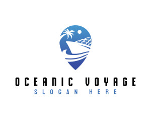 Cruise - Cruise Ship Location logo design