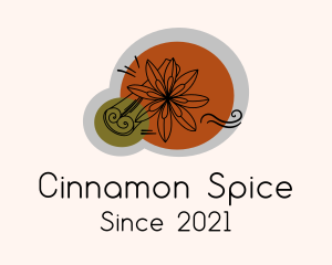 Cinnamon - Cinnamon Star Anise logo design