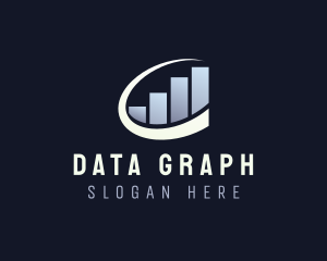 Financial Analytics Graph logo design