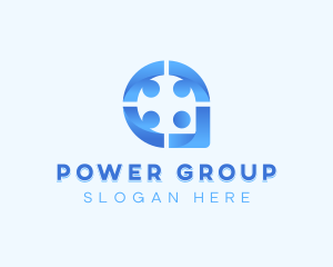 Chat Support Group logo design