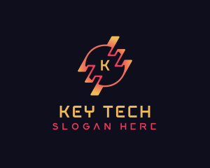 Cyber Technology AI logo design