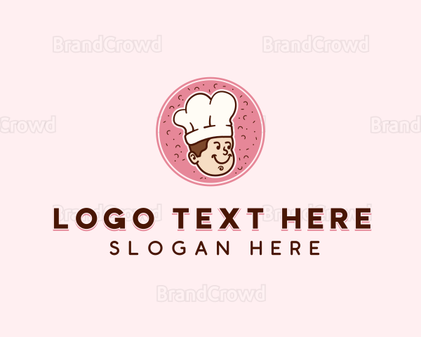 Pastry Baker Chef Logo