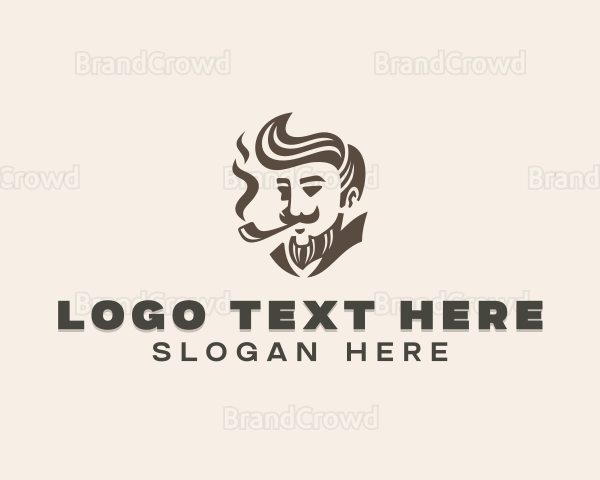 Hipster Fashion Man Logo