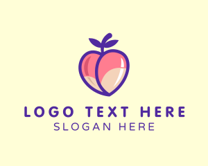 Lingerie - Seductive Erotic Peach logo design