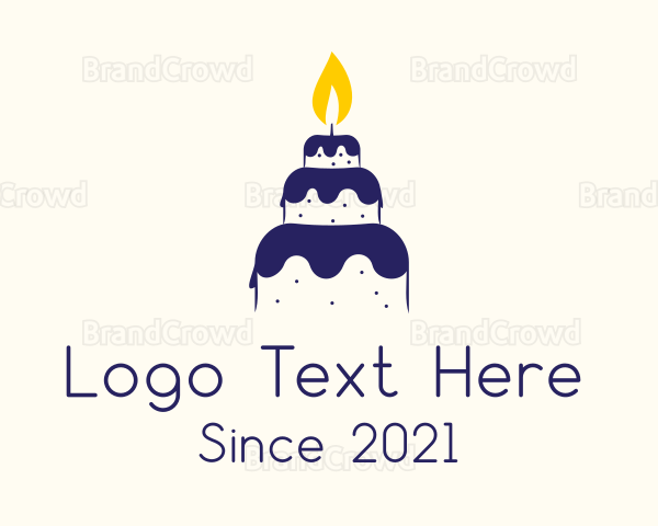 Sweet Cake Candle Logo