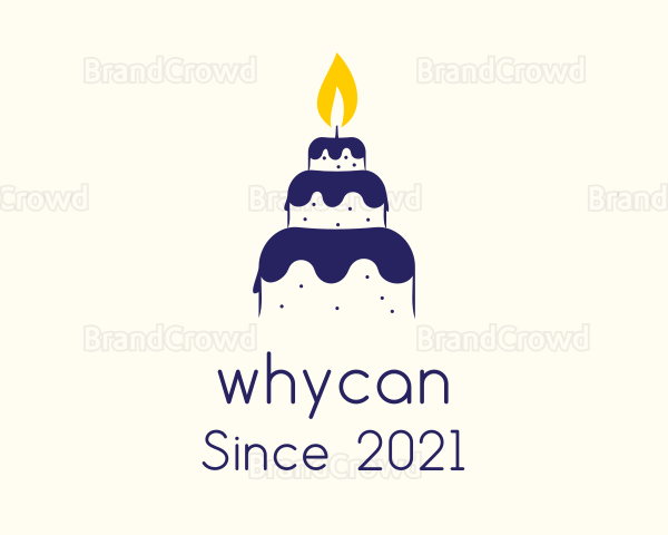 Sweet Cake Candle Logo