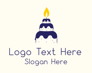 Sweet Cake Candle  Logo