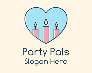 Birthday - Birthday Anniversary Romantic Candles logo design