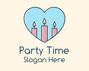 Birthday - Birthday Anniversary Romantic Candles logo design