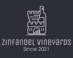 Zinfandel - Medieval Castle Wine Cellar logo design